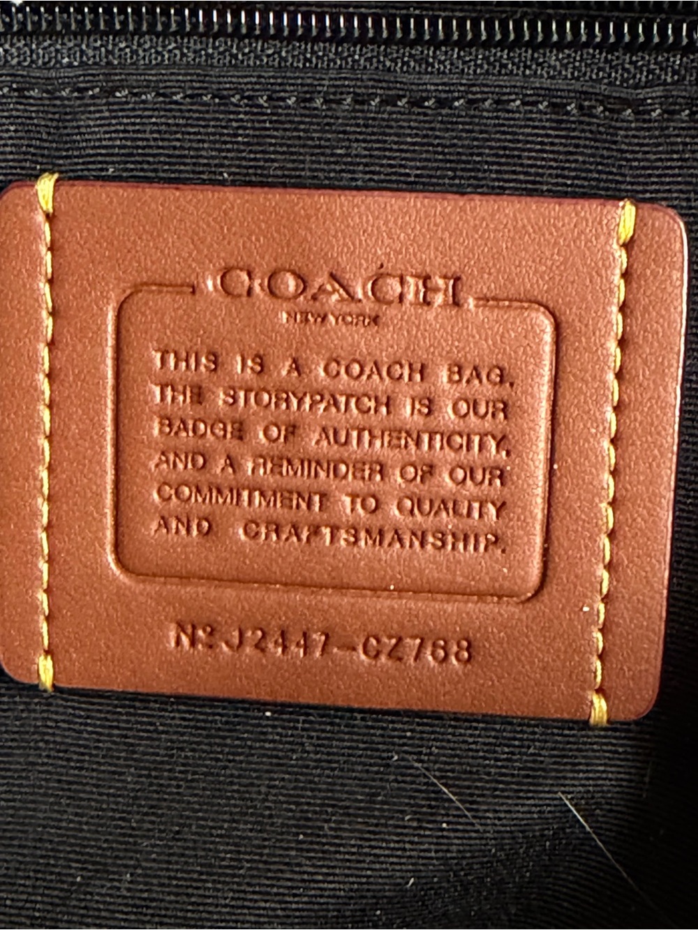 Coach Court Backpack In Signature Canvas With Bow Print - Picture 6 of 10